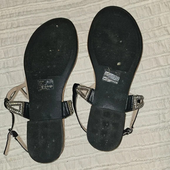 Cloudwalkers Bling Sandals Black 11W - Picture 7 of 7